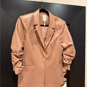 Cinq à Sept Vegan Leather Kylie Blazer